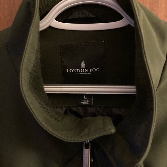London Fog Mens Large forest Green Jacket - Picture 3 of 10